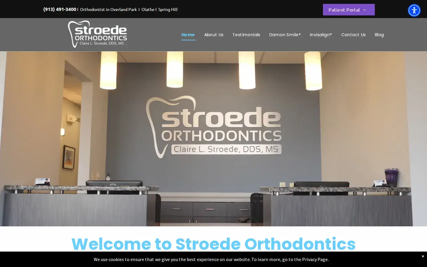 Homepage preview of Stroede Orthodontics - Olathe Office