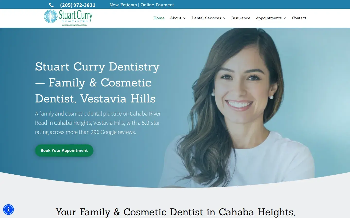 Homepage preview of Stuart Curry Dentistry Birmingham