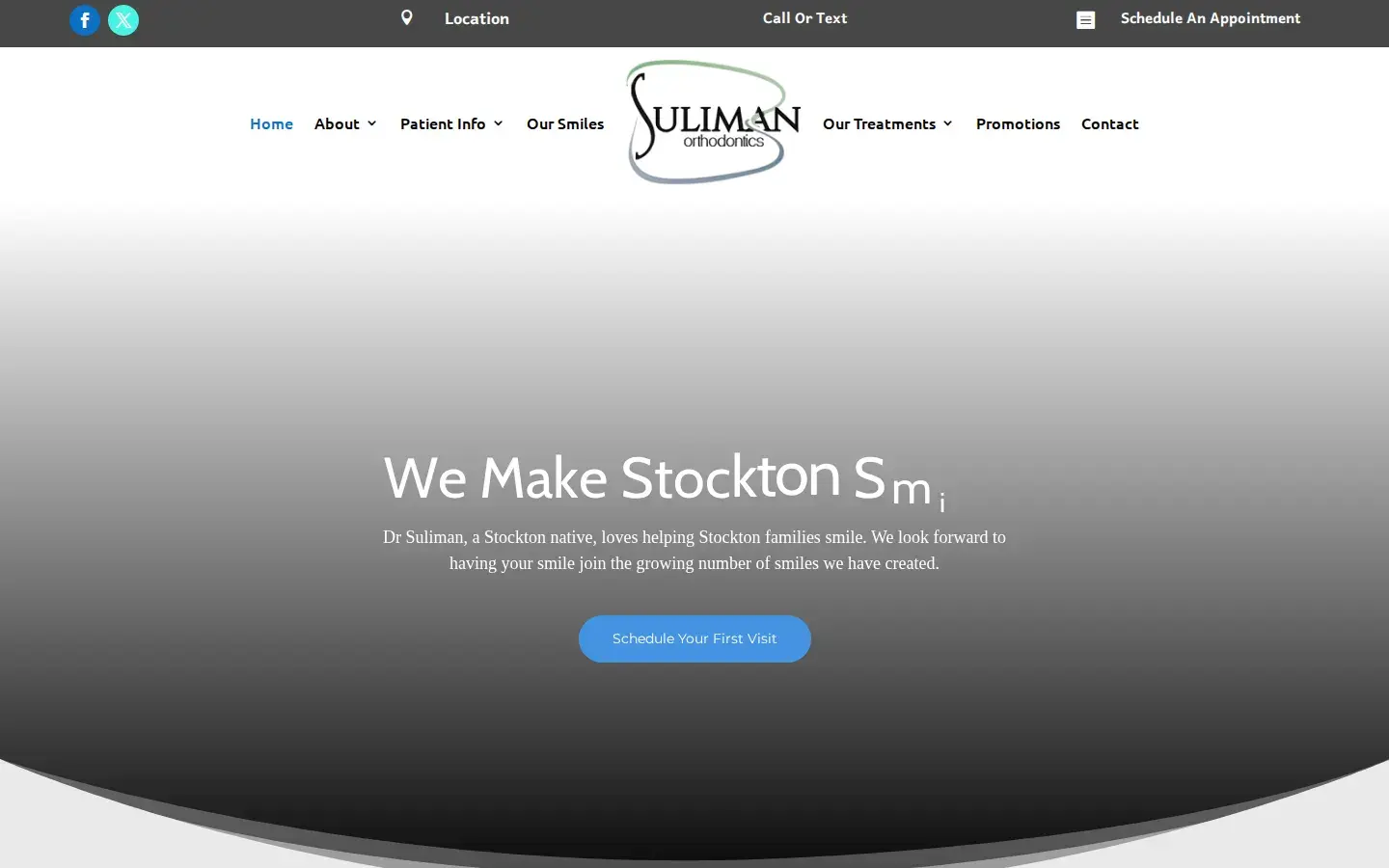 Homepage preview of Suliman Orthodontics