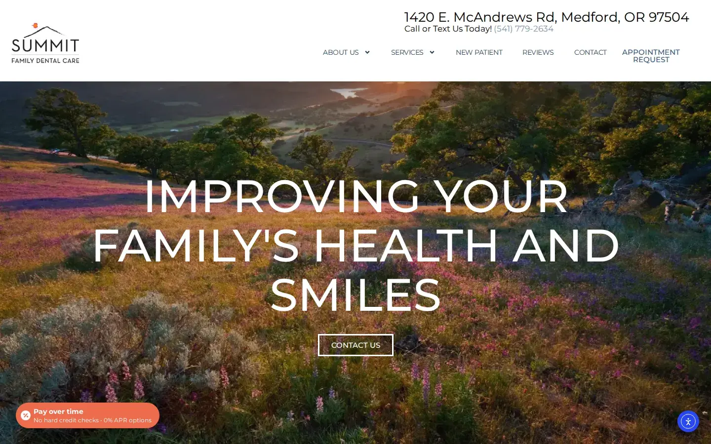 Homepage preview of Summit Family Dental Care