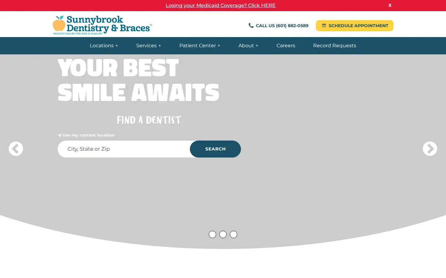Homepage preview of Sunnybrook Dentistry & Braces