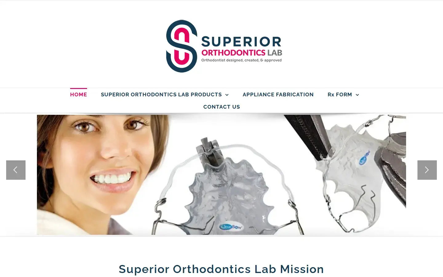 Homepage preview of Superior Orthodontics