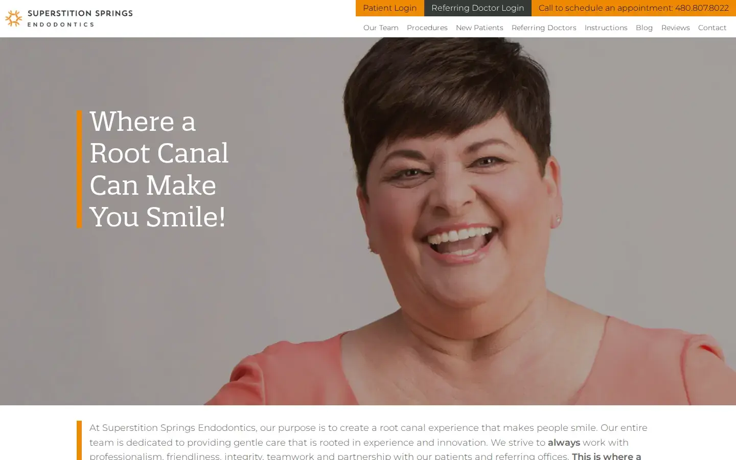 Homepage preview of Superstition Springs Endodontics