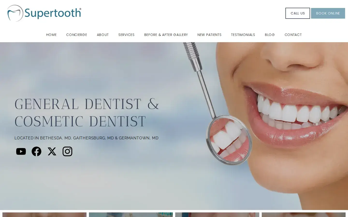 Homepage preview of Supertooth at Bethesda