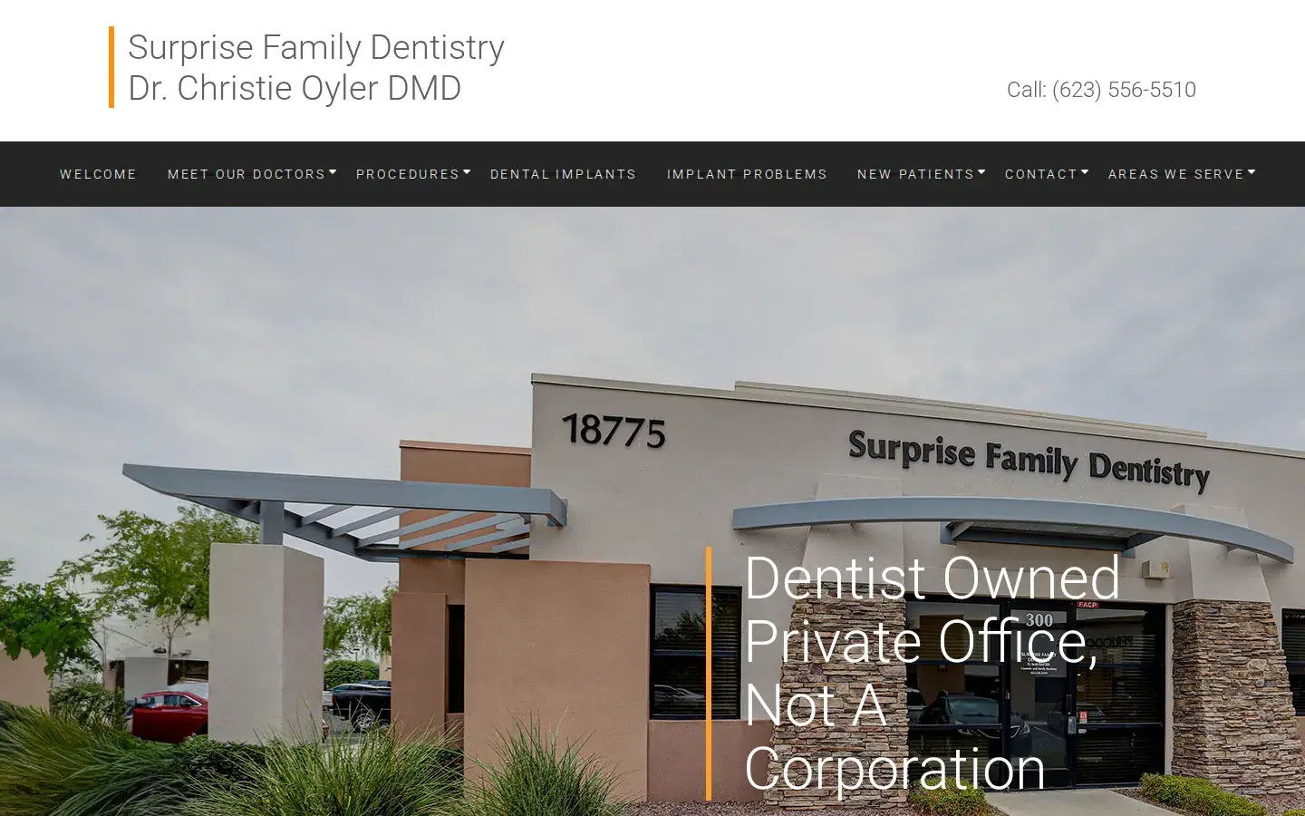 Homepage preview of Surprise Family Dentistry