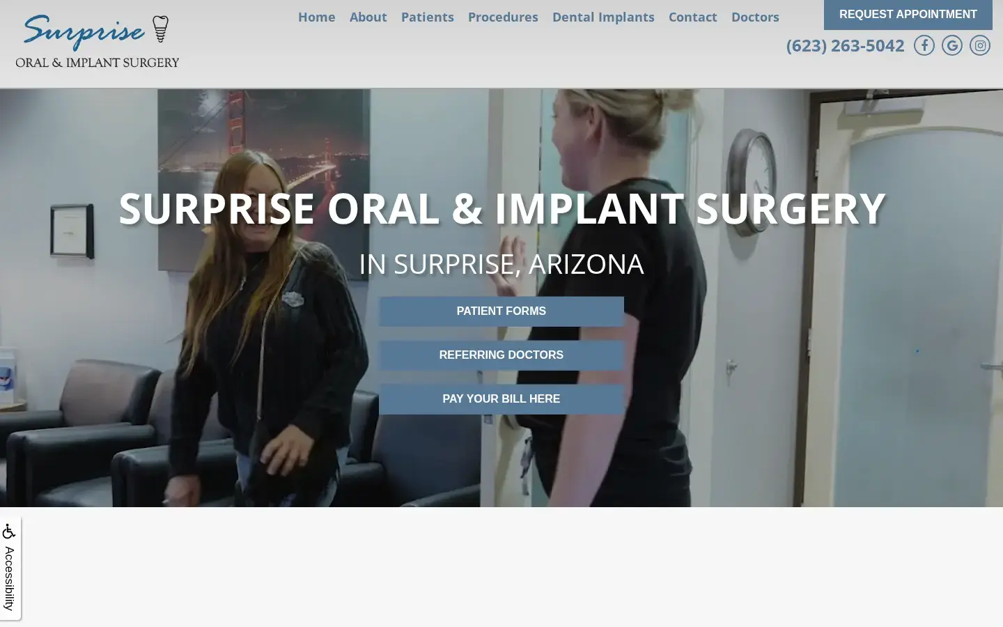 Homepage preview of Surprise Oral and Implant Surgery