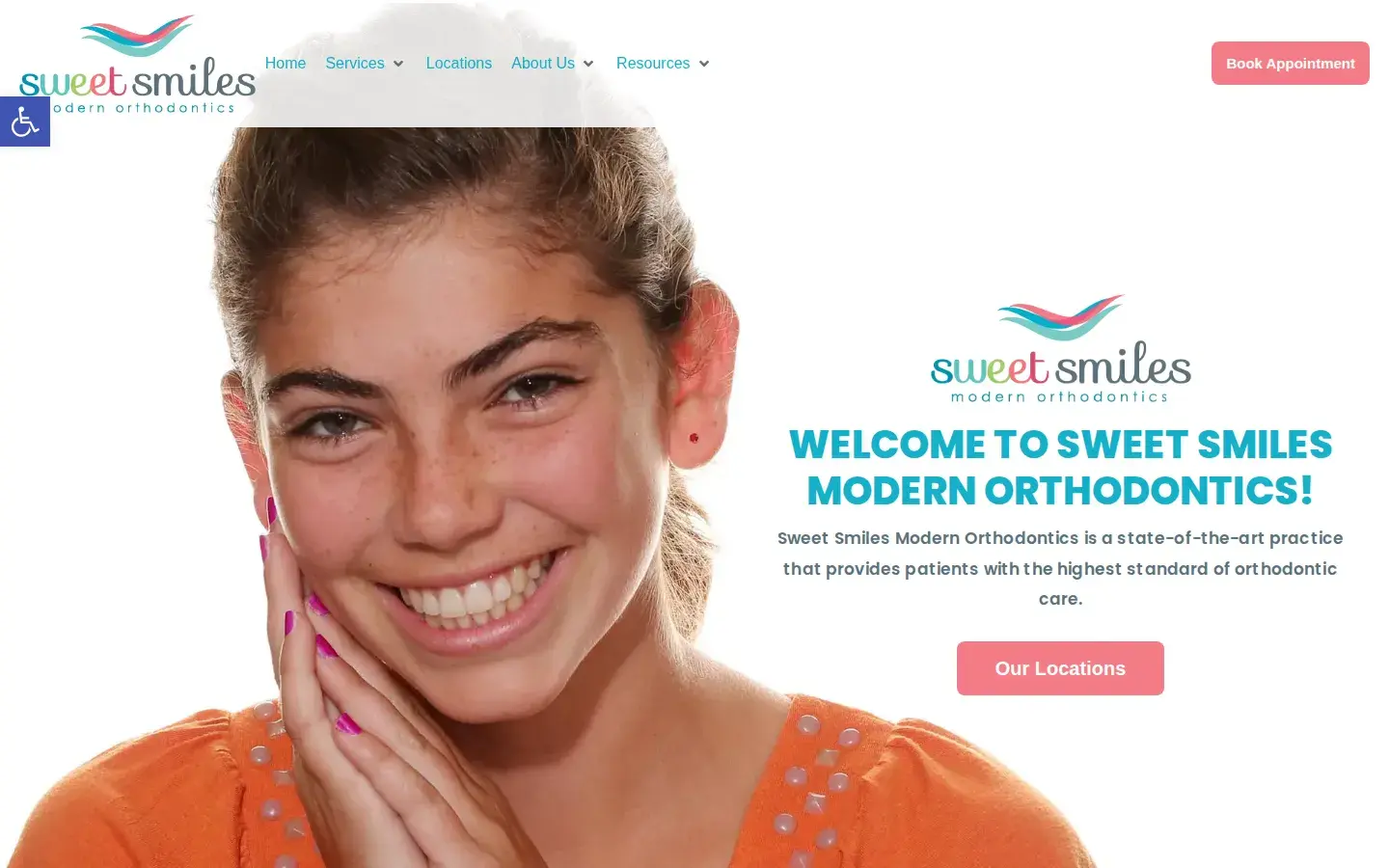 Homepage preview of Sweet Smiles – West Garden Grove