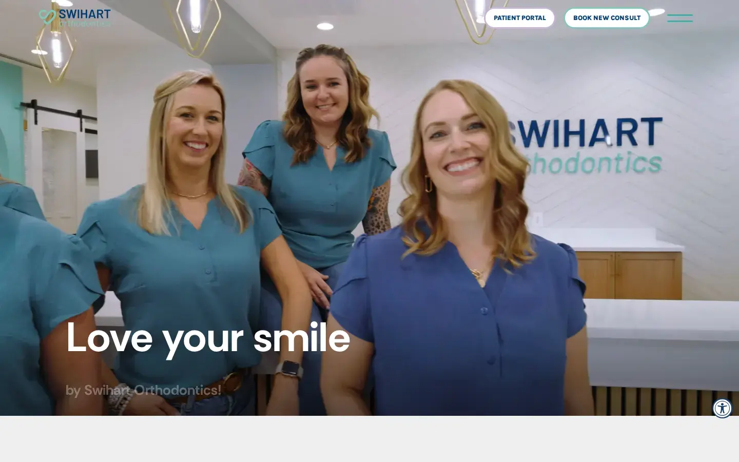 Homepage preview of Swihart Orthodontics