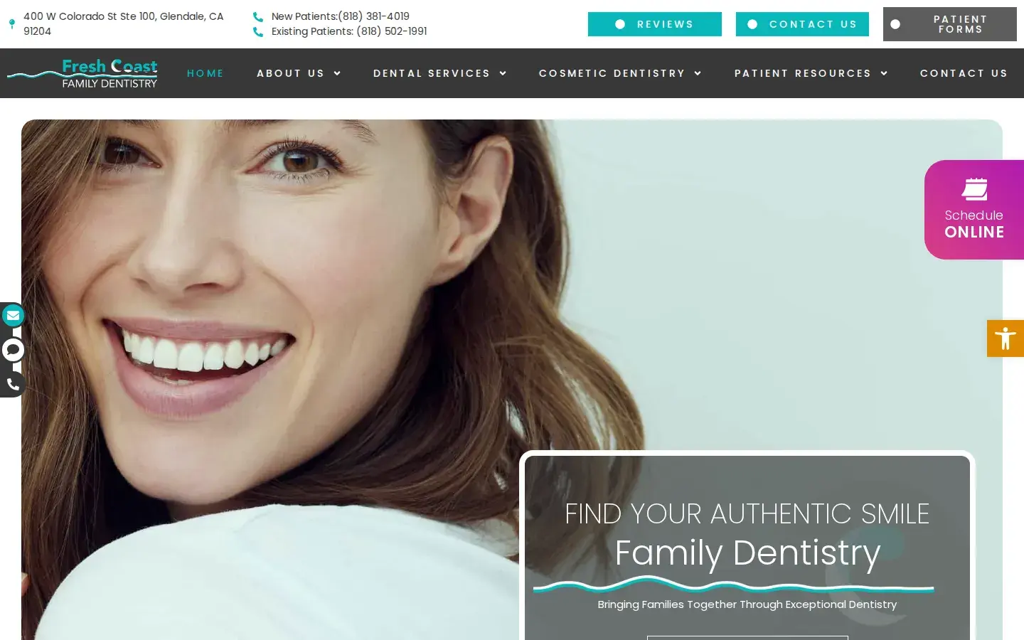 Homepage preview of T. F. Chen D.D.S. – Family Dentistry