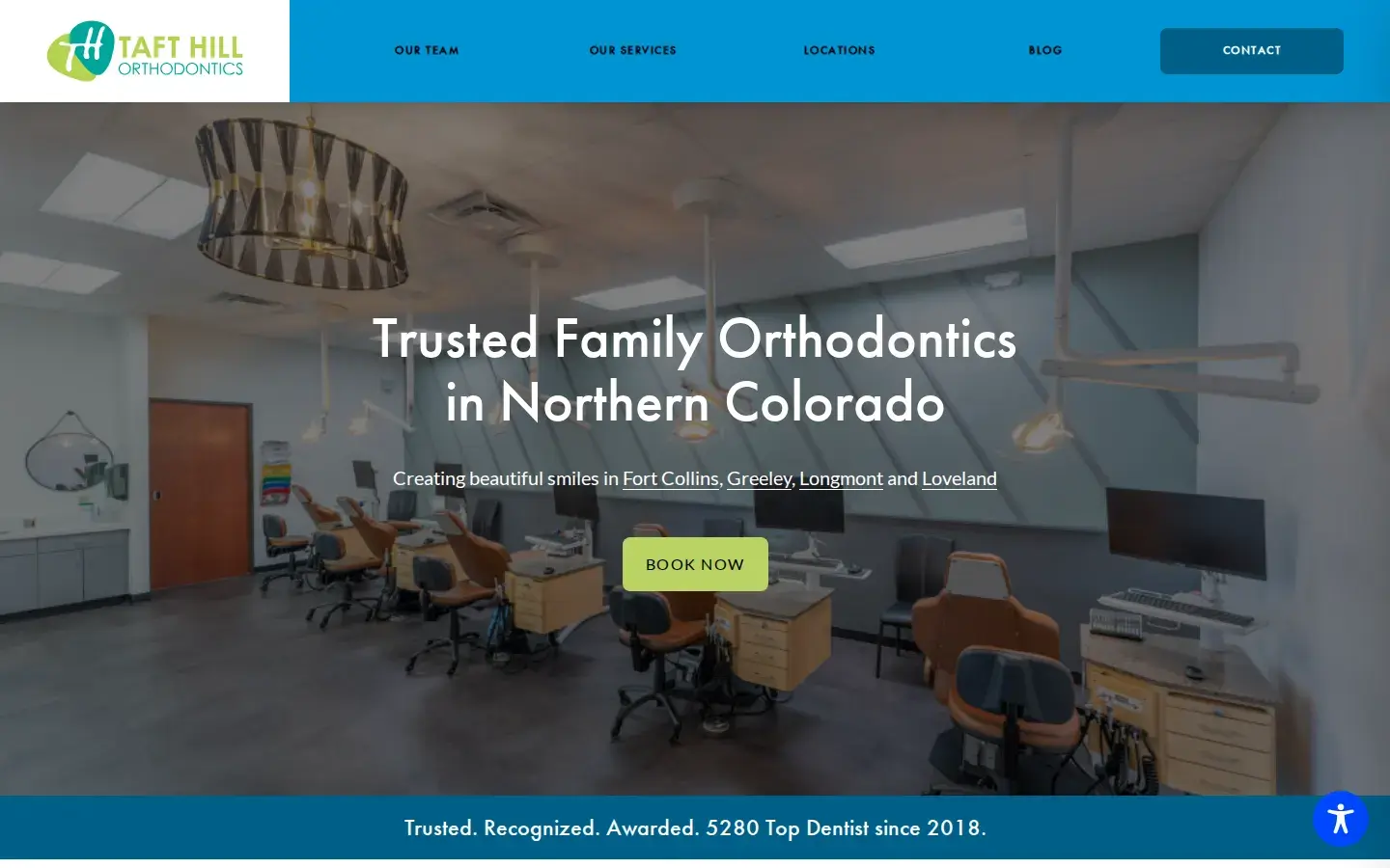 Homepage preview of Taft Hill Orthodontics
