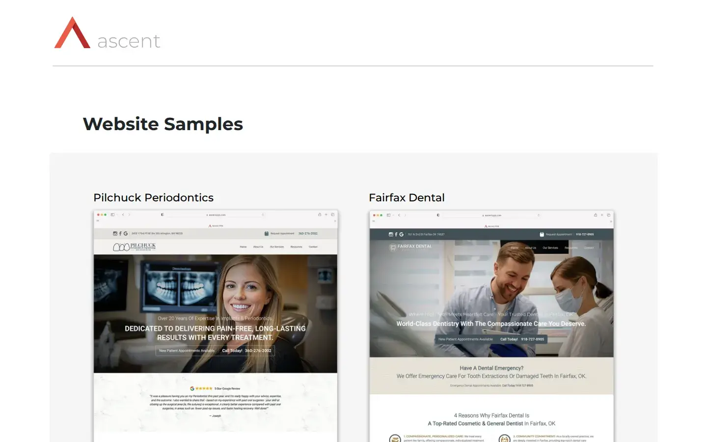 Homepage preview of Tagle & Castillo Cosmetic & Family Dentistry