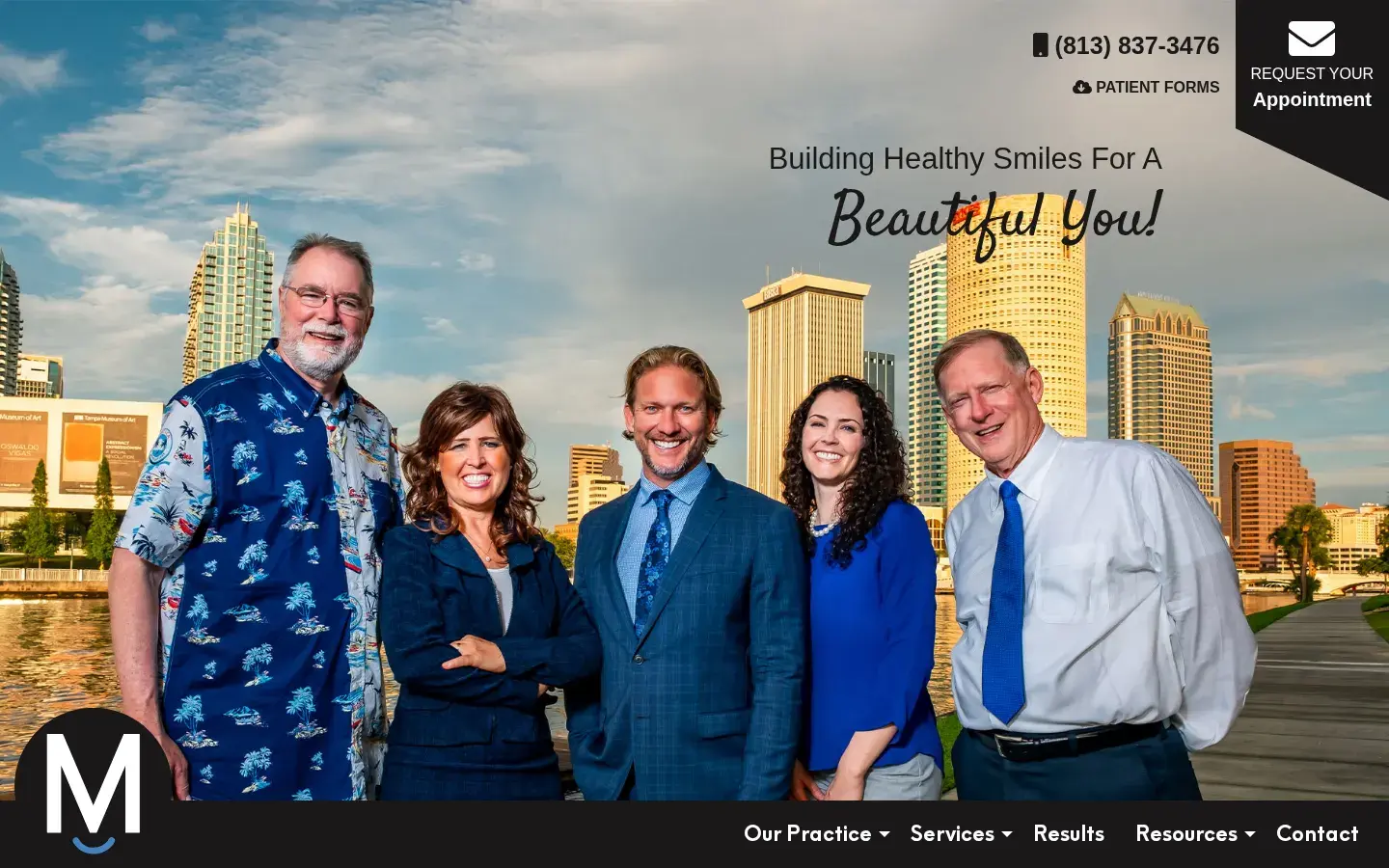 Homepage preview of Tampa Bay Smile Makers