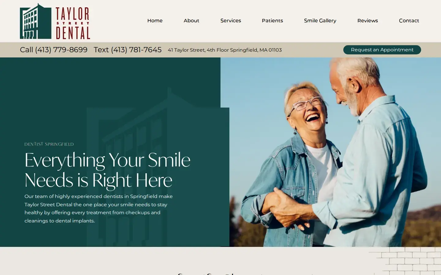 Homepage preview of Taylor Street Dental