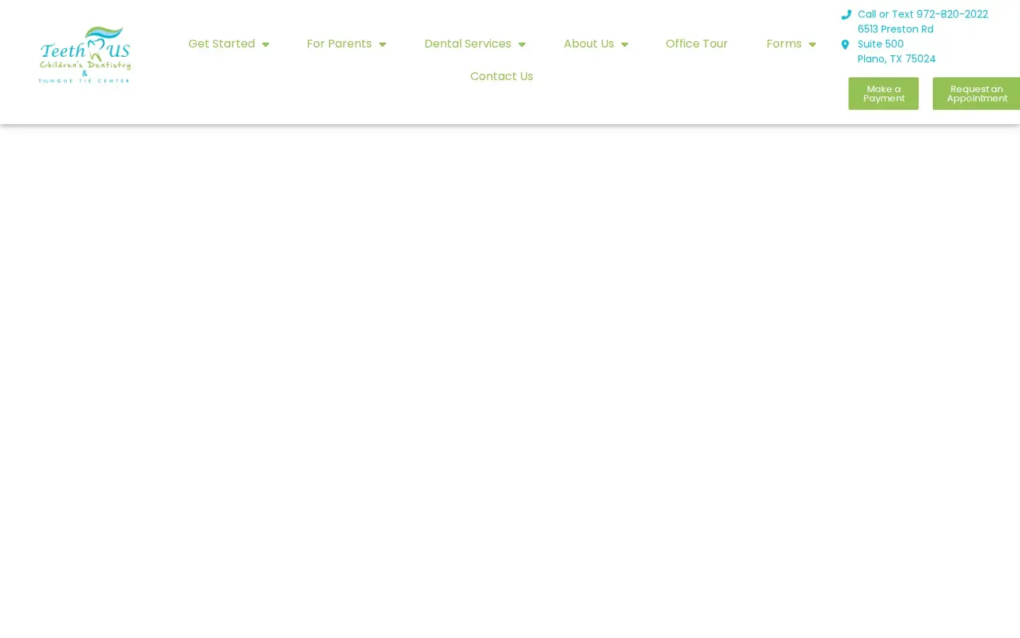 Homepage preview of Teeth R Us Children’s Dentistry