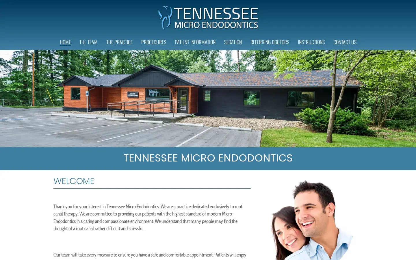 Homepage preview of Tennessee Micro Endodontics