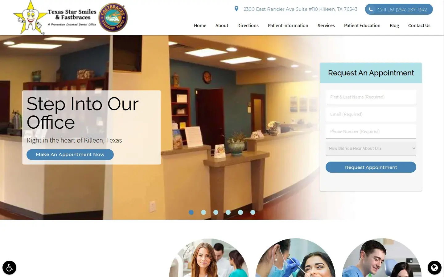 Homepage preview of Texas Star Smiles & FastBraces
