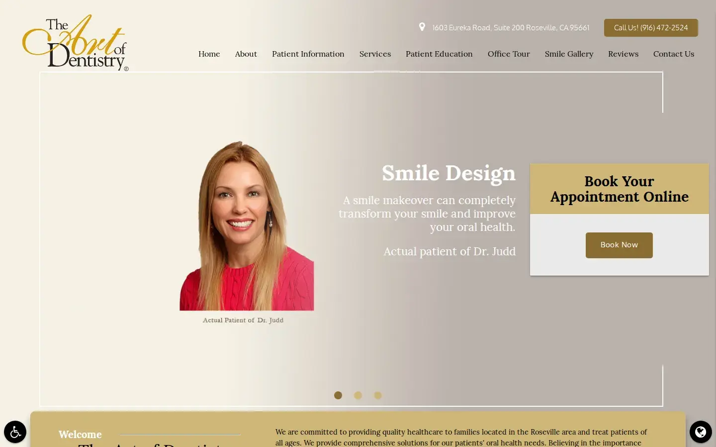 Homepage preview of The Art of Dentistry