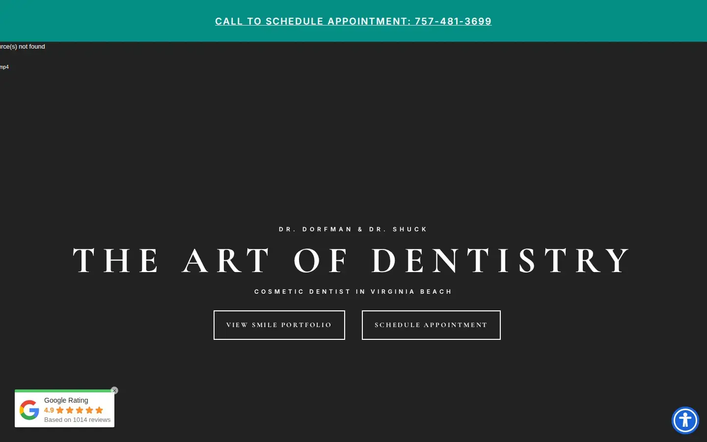 Homepage preview of The Art of Dentistry