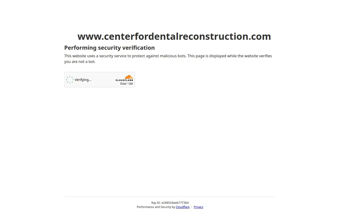 Homepage preview of The Center for Dental Reconstruction: Michael S. Block, D.M.D