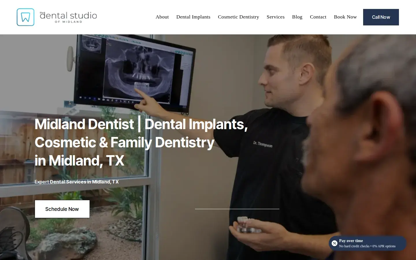 Homepage preview of The Dental Studio of Midland