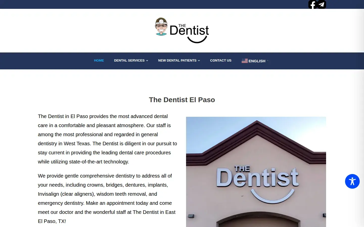 Homepage preview of The Dentist