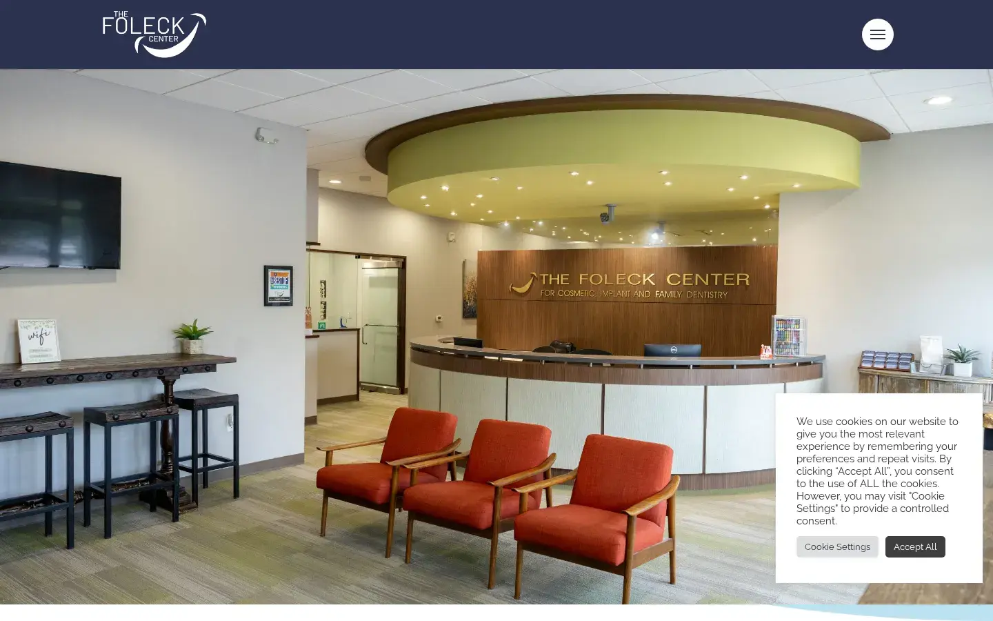 Homepage preview of The Foleck Center For Cosmetic, Implant, & General Dentistry