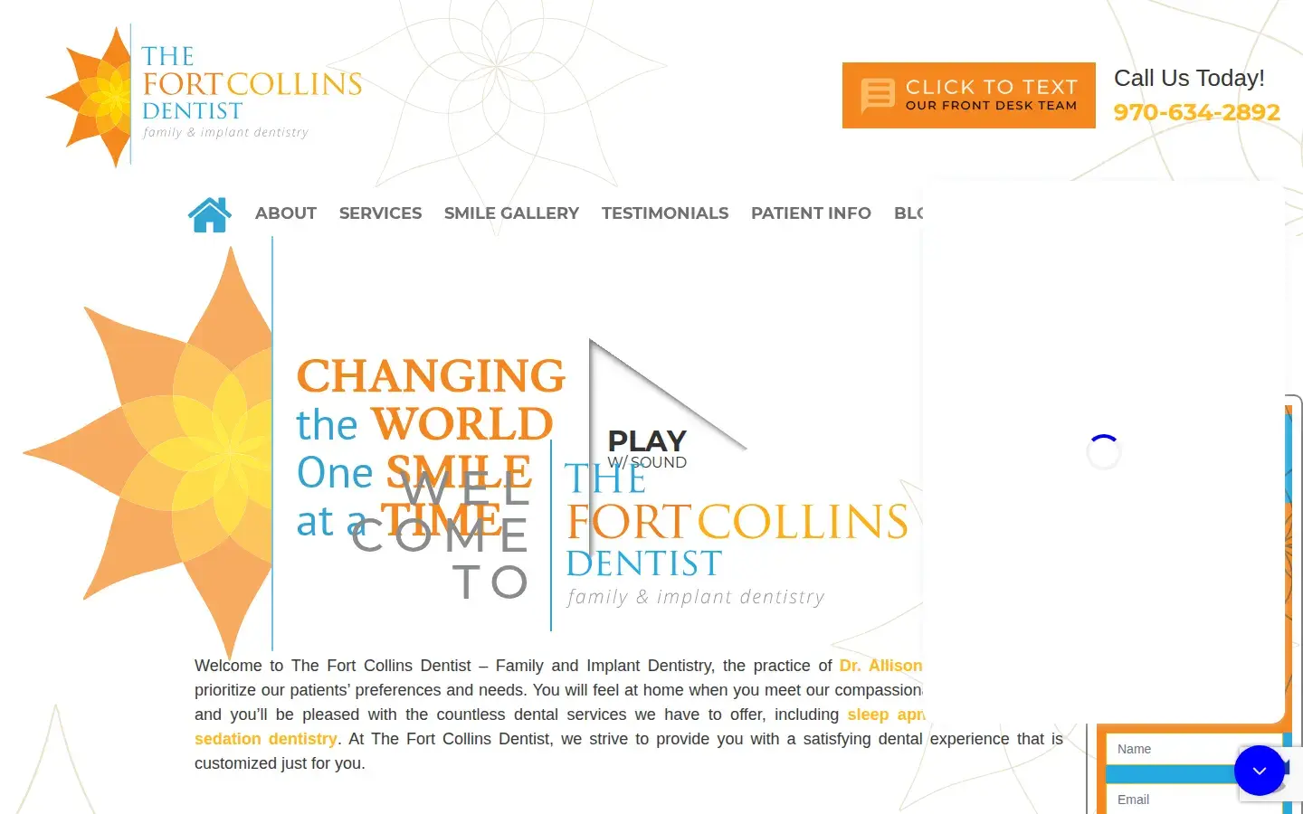 Homepage preview of The Fort Collins Dentist Family & Implant Dentistry
