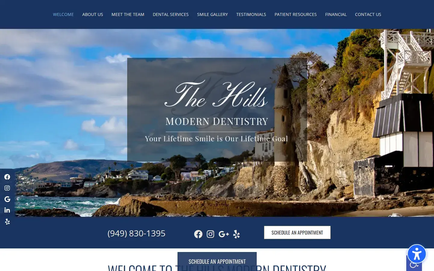 Homepage preview of The Hills Modern Dentistry