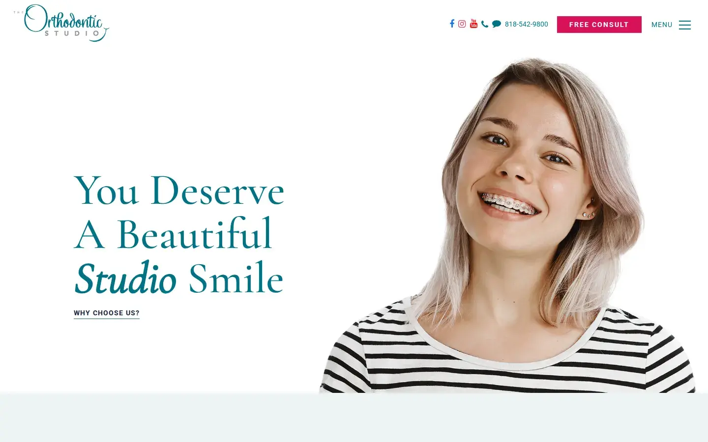 Homepage preview of The Orthodontic Studio