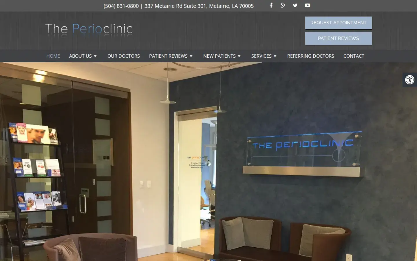 Homepage preview of The Perioclinic