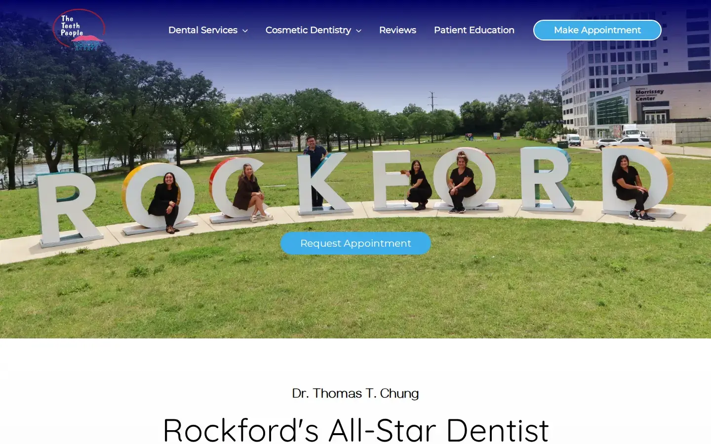 Homepage preview of The Teeth People
