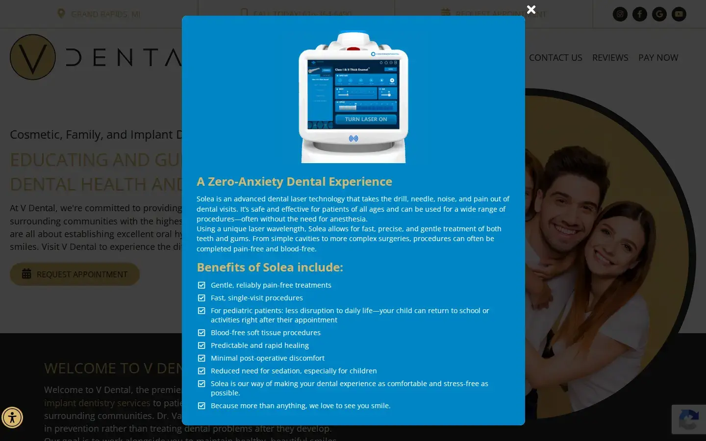 Homepage preview of Thomas J. Lambert, DDS
