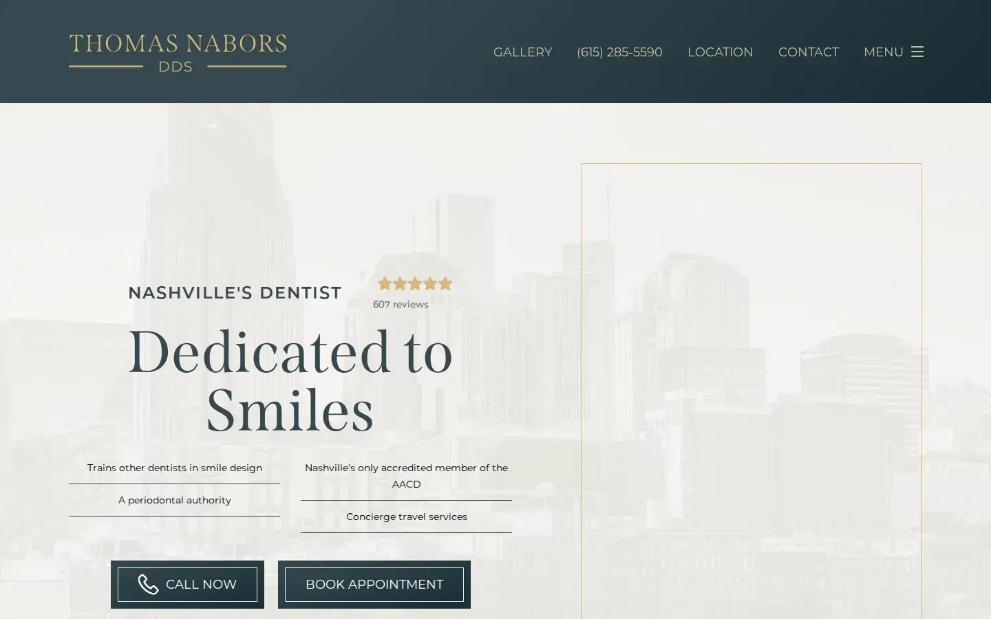 Homepage preview of Thomas Nabors, DDS