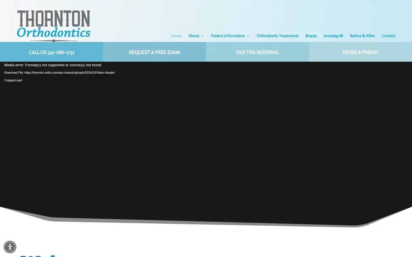 Homepage preview of Thornton Orthodontics