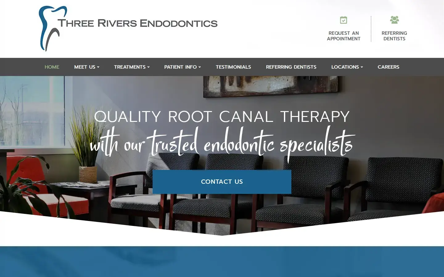 Homepage preview of Three Rivers Endodontics