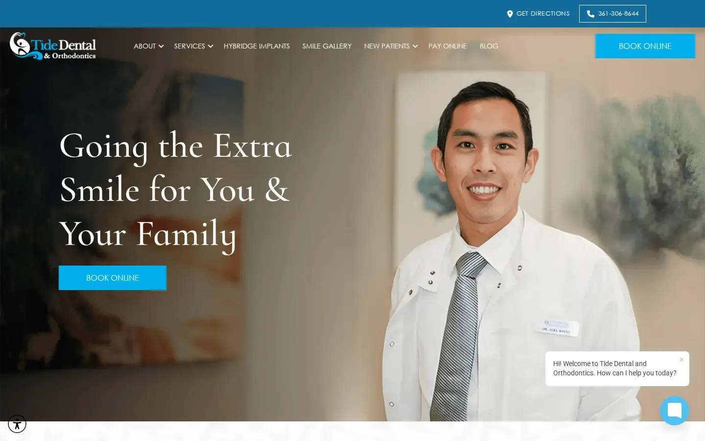 Homepage preview of Tide Dental & Orthodontics