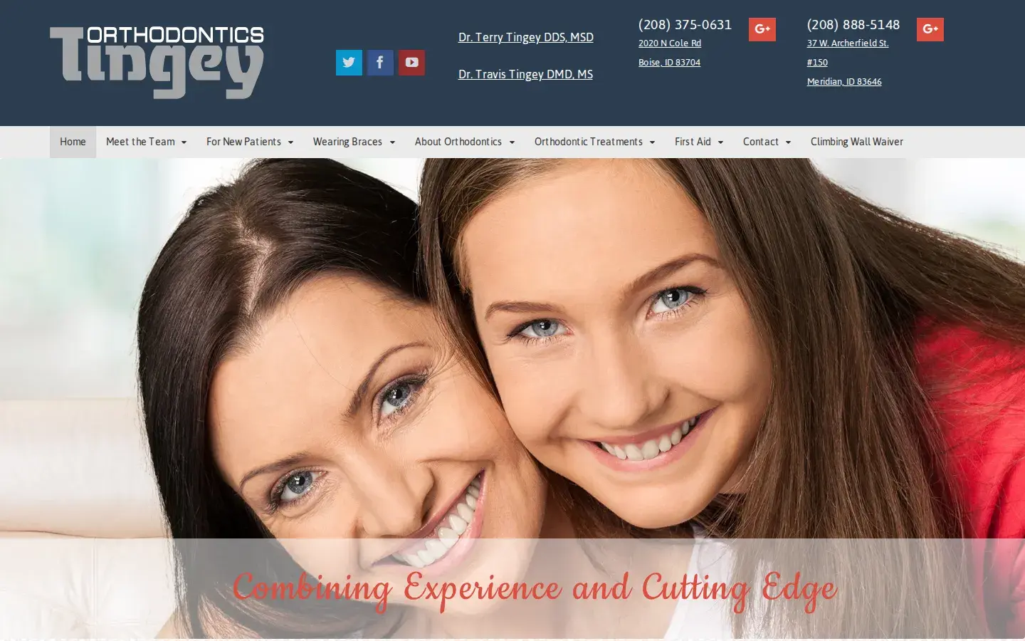 Homepage preview of Tingey Orthodontics