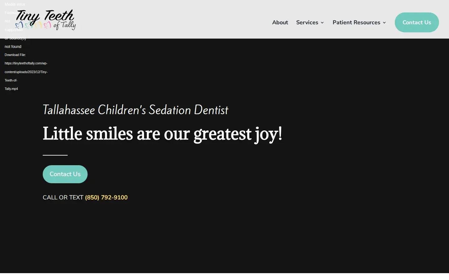 Homepage preview of Tiny Teeth of Tally