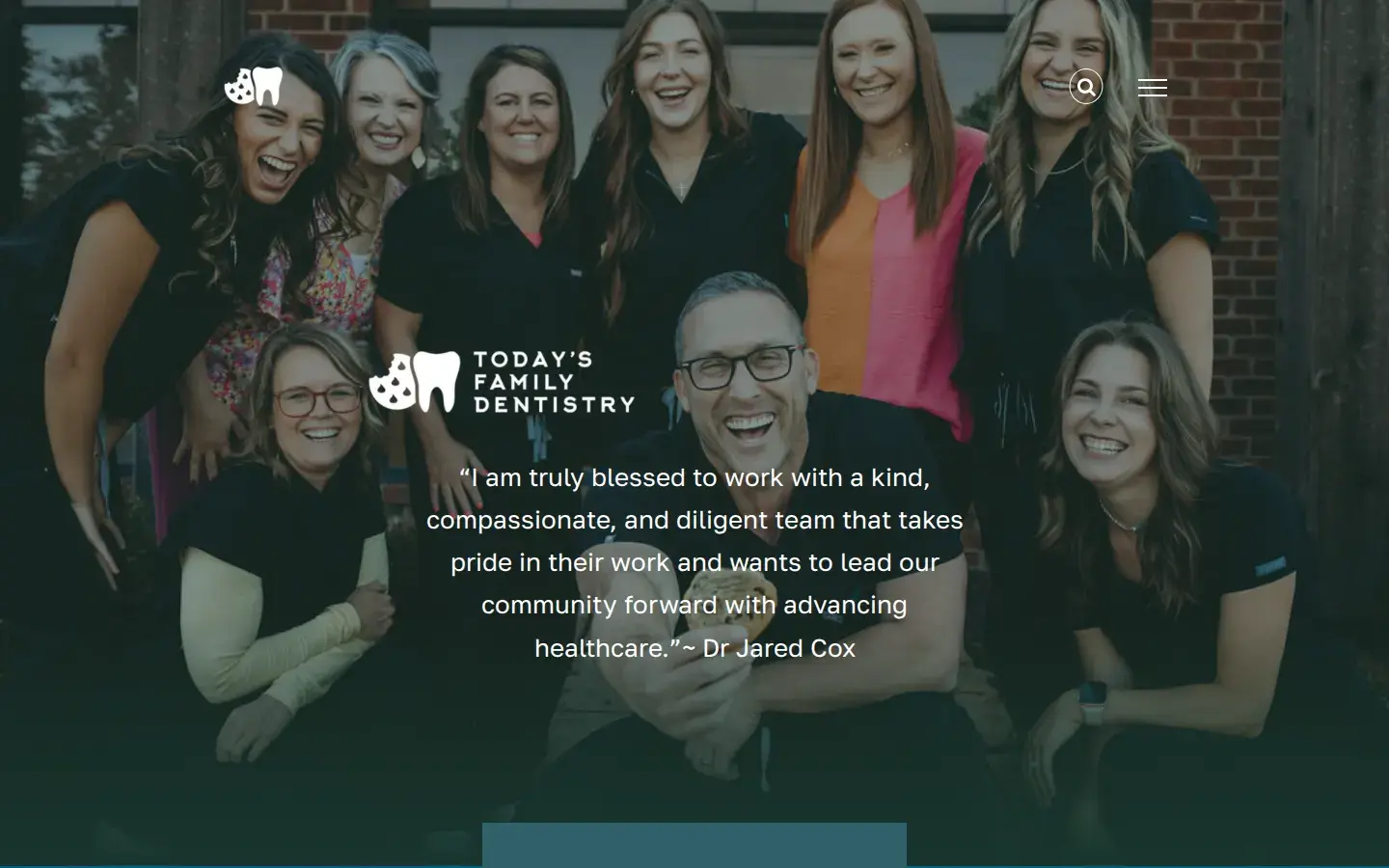 Homepage preview of Today's Family Dentistry