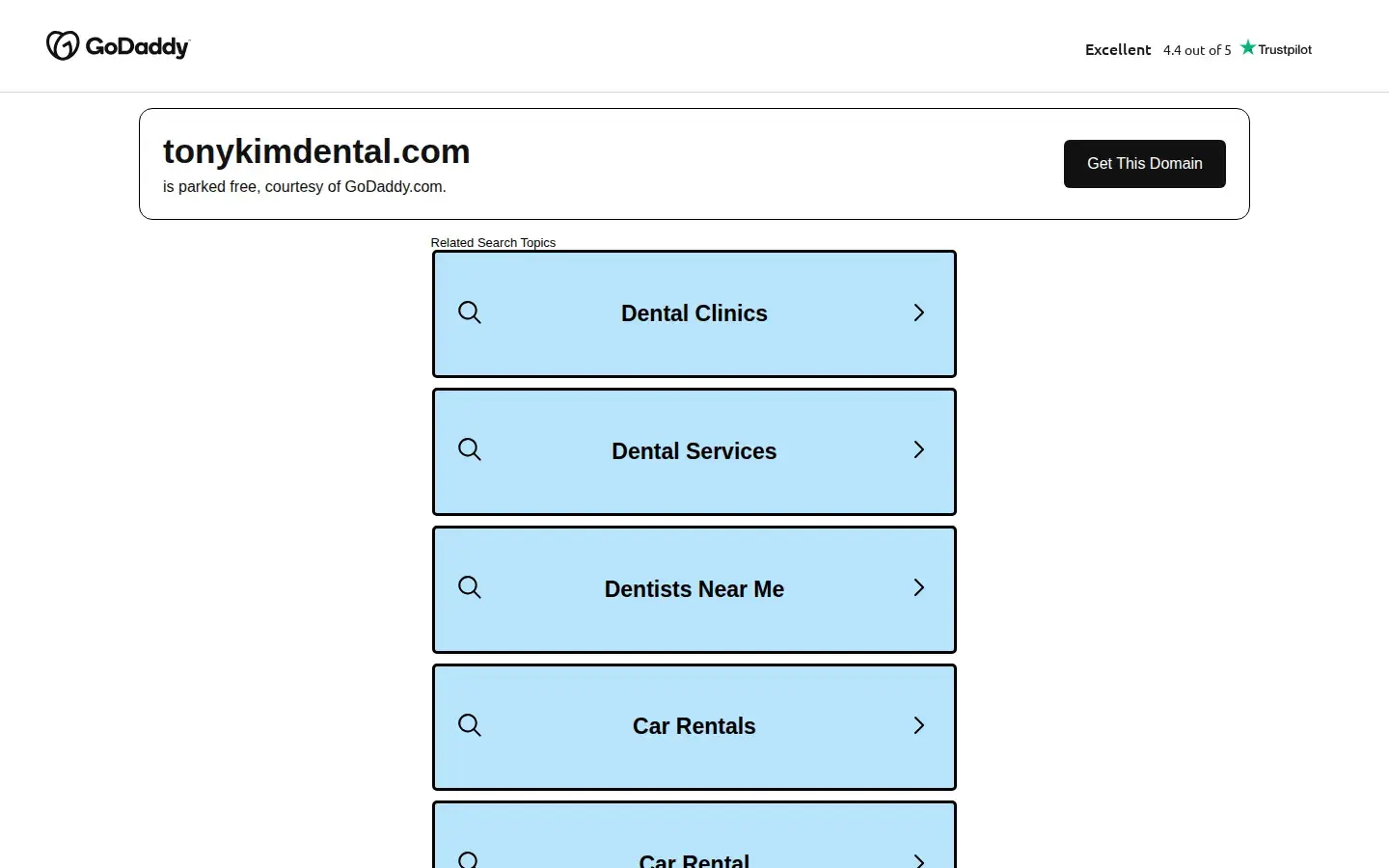 Homepage preview of Tony Kim, DDS Cosmetic, Implant and Biological Dentistry