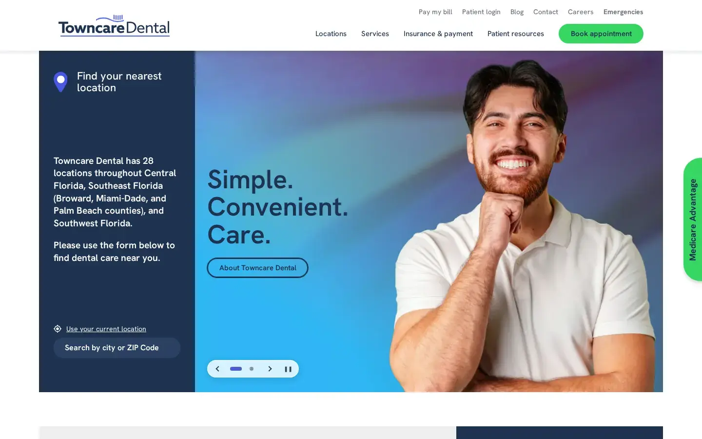 Homepage preview of Towncare Dental Associates of Cape Coral