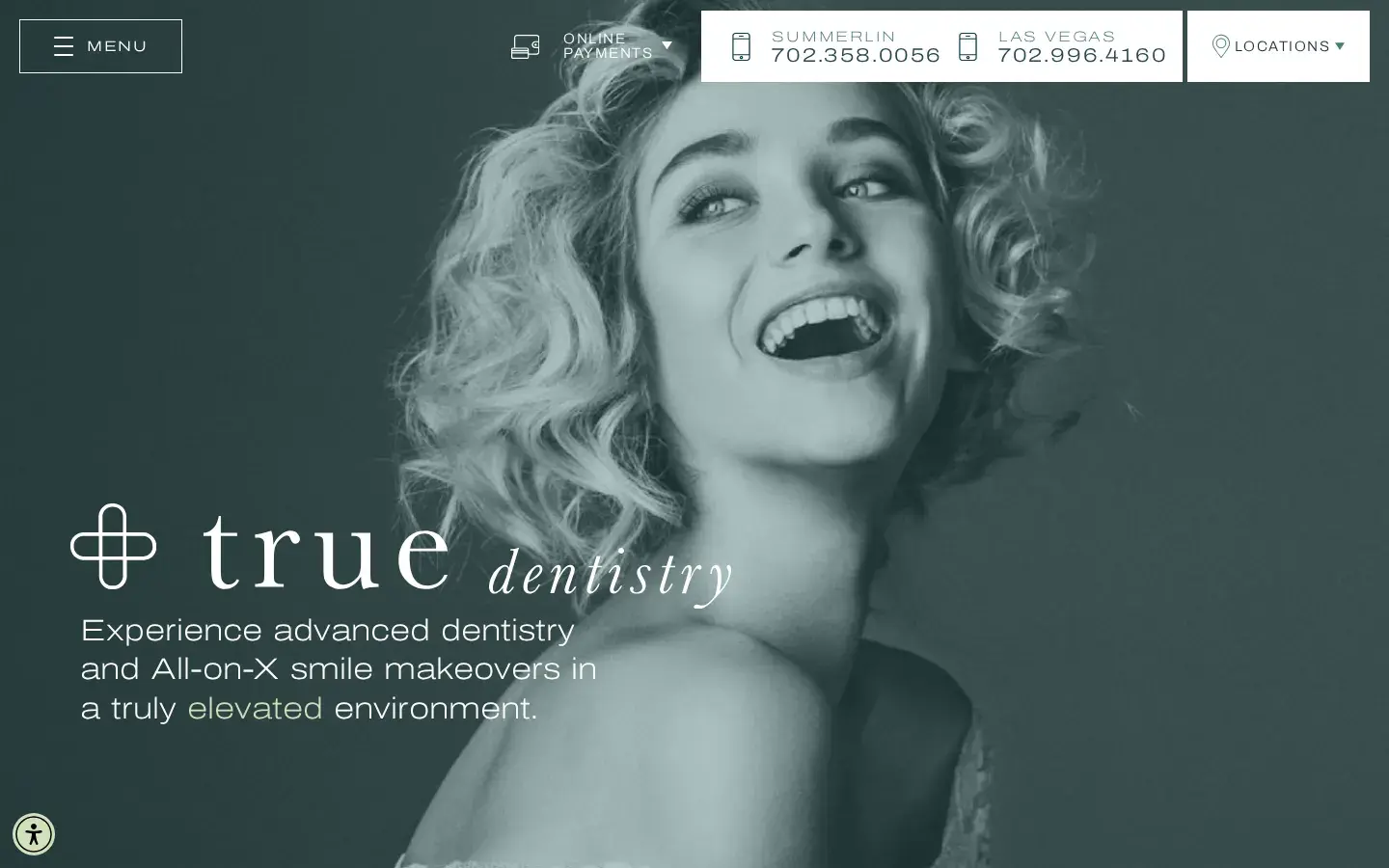 Homepage preview of True Dentistry