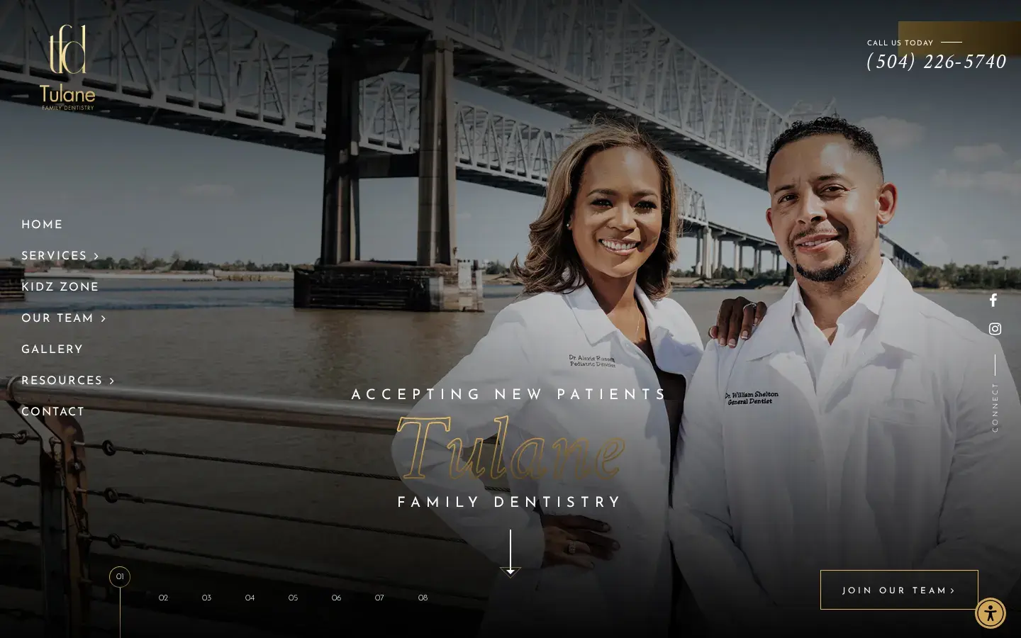 Homepage preview of Tulane Family Dentistry