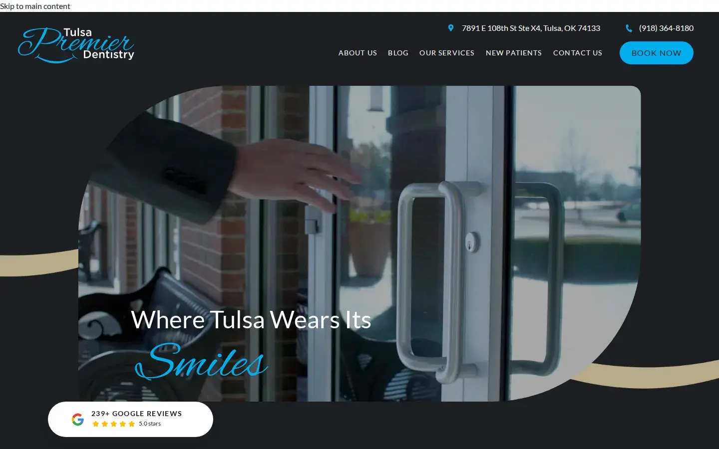Homepage preview of Tulsa Premier Dentistry