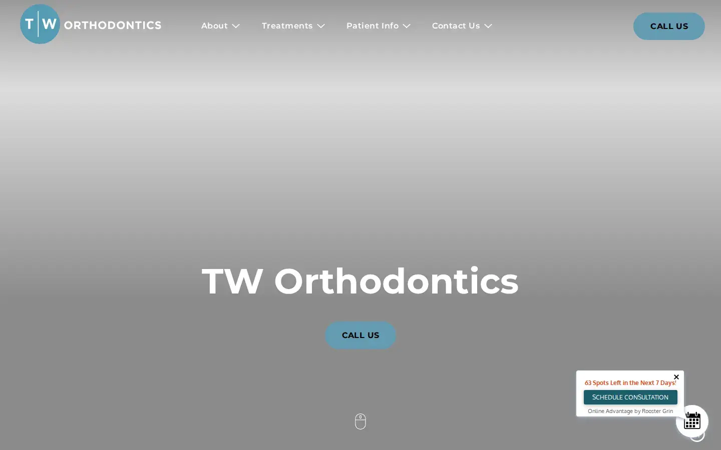 Homepage preview of TW Orthodontics
