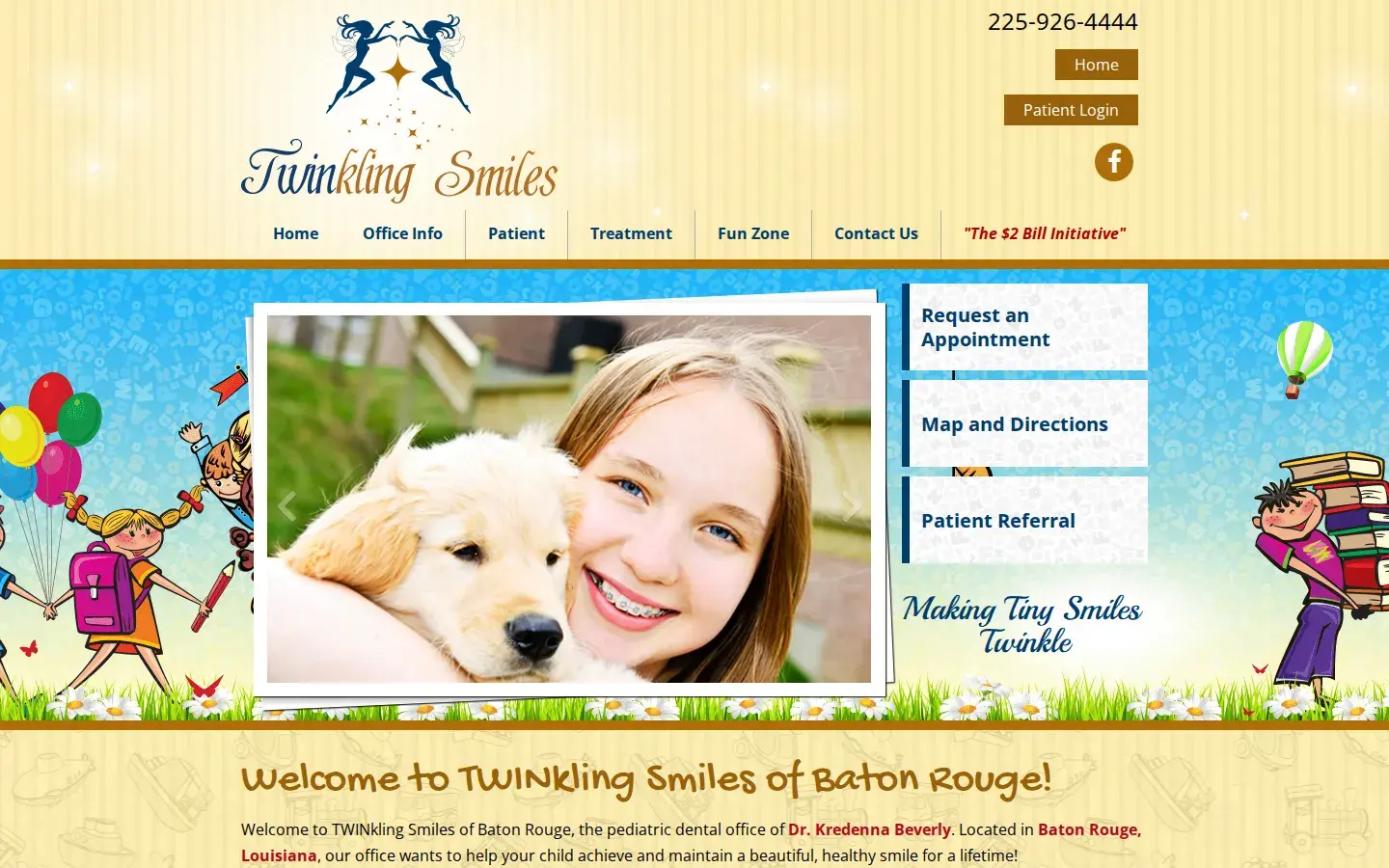 Homepage preview of Twinkling Smiles-Baton Rouge
