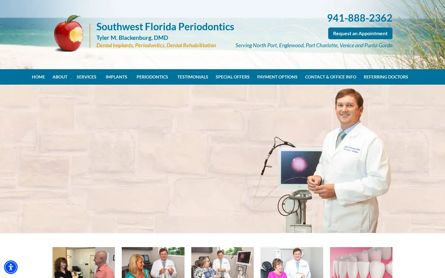 Homepage preview of Tyler M. Blackenburg, DMD