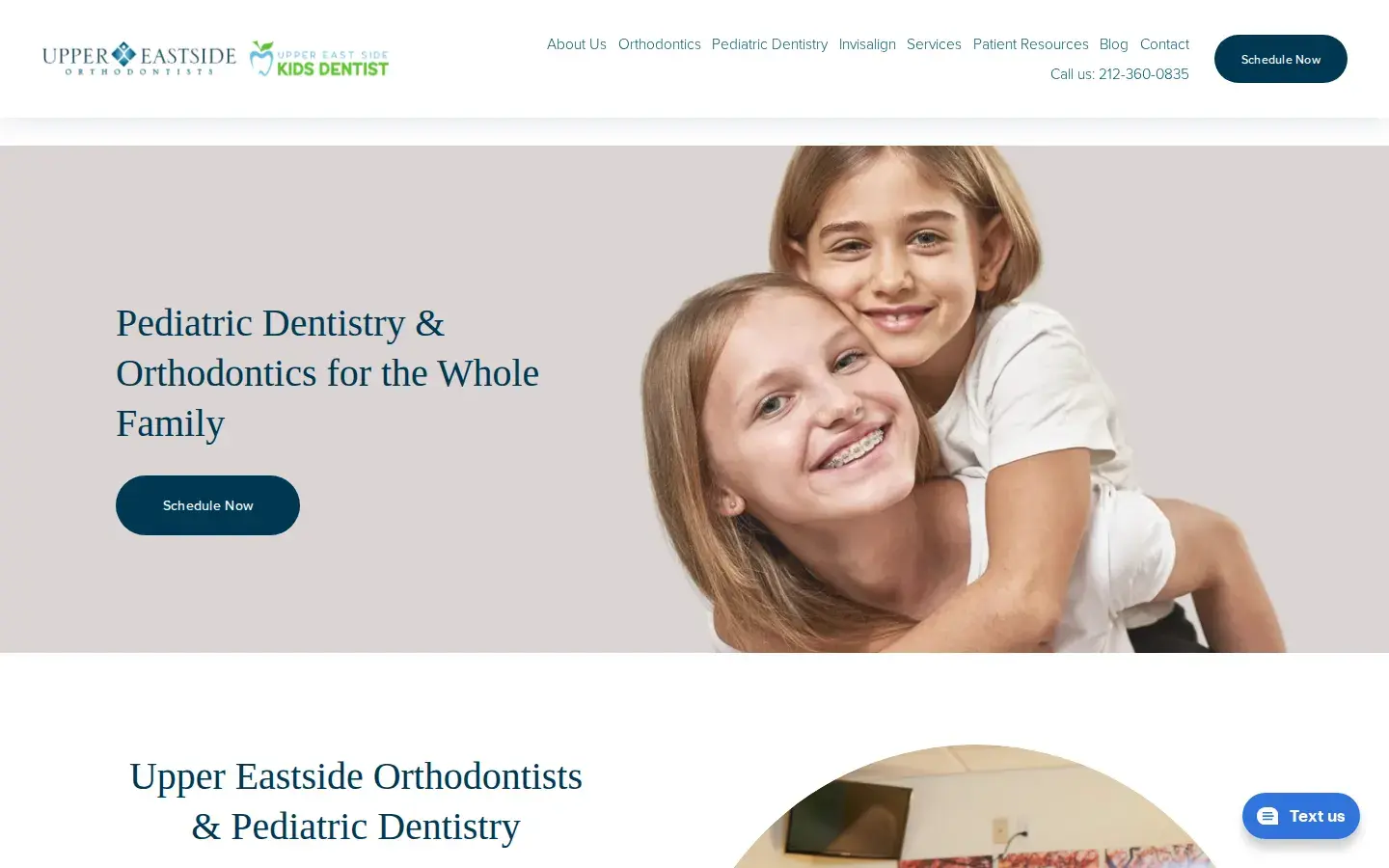 Homepage preview of Upper Eastside Orthodontists
