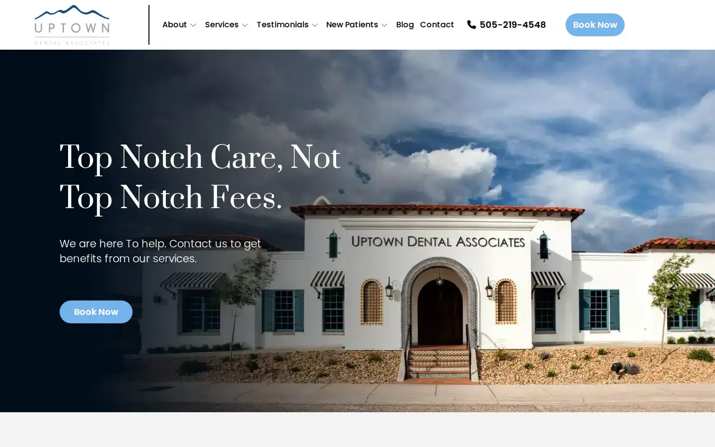 Homepage preview of Uptown Dental Associates