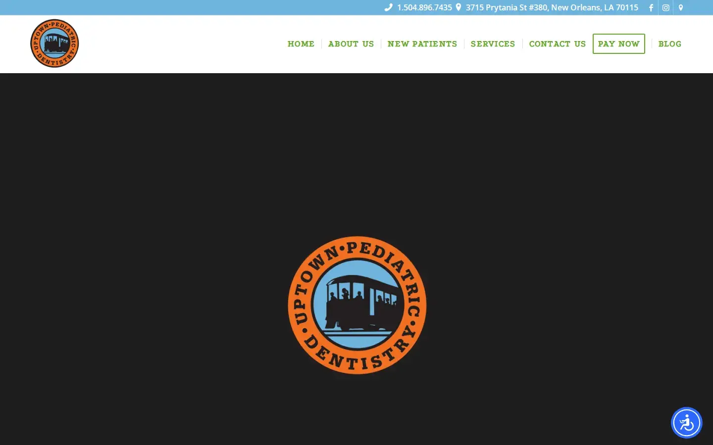 Homepage preview of Uptown Pediatric Dentistry - S. Fallahi